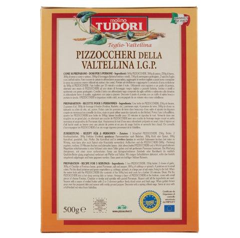 Molino Tudori Pizzoccheri della Valtellina I.G.P. 500g SONDERANGEBOT