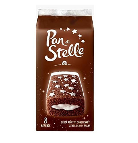 Mulino Bianco Kekse La Merenda Pan di Stelle 8x Kuchen mit Kakao 280g