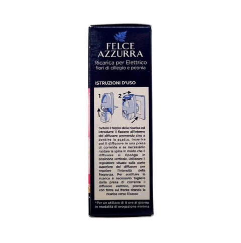 2x Felce Azzurra - Aria Di Casa, Ricarica Per Diffusore Elettrico, FIORI DI CILIEGIO & PEONIA 20ml Nachfüllpackung für elektrischen Diffusor SONDERANGEBOT