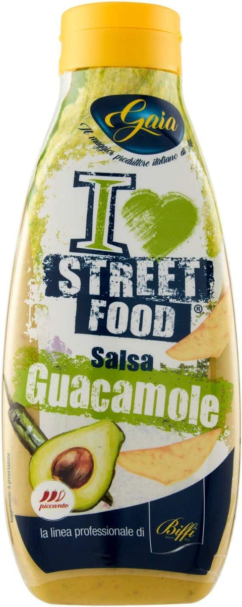 Gaia Salsa Guacamole Sauce auf Basis von Avocado - Street Food 800g