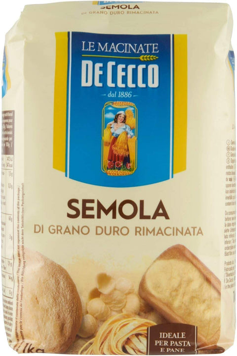 10x De Cecco - Hartweizengrieß - Semola di grano duro rimacinata + Italian Gourmet polpa 400g