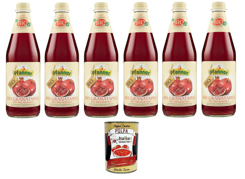 Pfanner Succo Melagrana Granatapfelsaft 60% 6x 500ml + Italian Gourmet polpa 400g