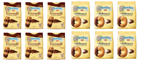 Testpaket Mulino Bianco Abbracci Ritornelli Kekse Biscuits Cookies ( 12 x 700g )