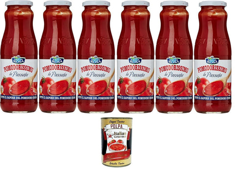 Santa Rosa Pomodorissimo Passata Tomatenpüree 6x700gr+ Italian Gourmet polpa 400g