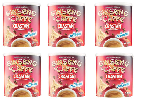 Crastan Instant Ginseng & Kaffee Drink (200 gr 25 Tassen) Original aus Italien!