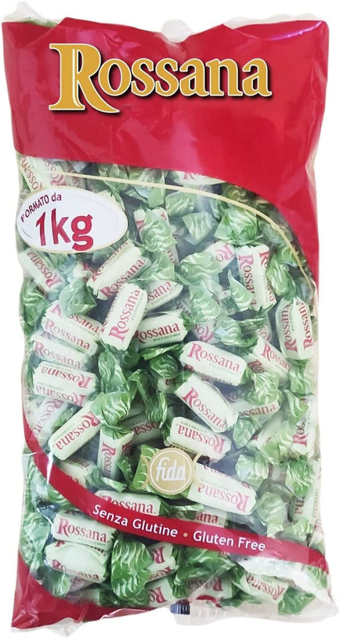 Fida Süßigkeiten Rossana Pistacchio mit Gefüllt mit Pistazien creme Geschmack italien Bonbon Lollies 1000g