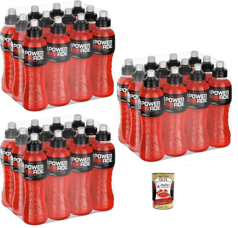 Powerade Blood orange isotonisches Sportgetränk 36 x 500ml + Italian Gourmet polpa 400g