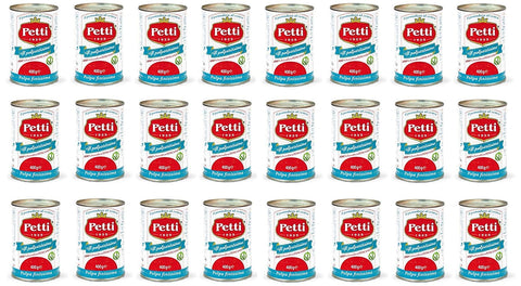 24x Petti polpa di Pomodoro Tomatenpulpe Tomaten sauce 100% Italienisch 400g
