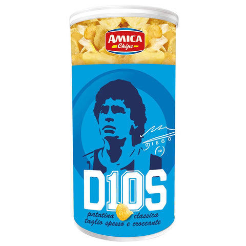 Amica Chips Chips Kartoffeltasche Amica Chips D1OS Classic Foustino 400 g Food Service 8008714003432