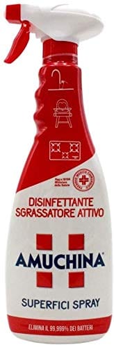 AMUCHINA Allzweckreiniger Amchina Set mit 6 Fettlösern, 750 ml, für Haus 8058615333428