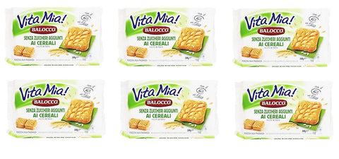 Balocco Kategorien 6x Balocco Vita mia ai cereali kekse mit Getreide 330g biscuits cookies 8001100066929