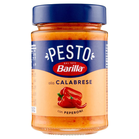 Barilla Kochsaucen & Pesto Ruiniertes Etikett - Barilla Pesto alla Calabrese (190g) mit paprika und ricotta-käse 8076809517751