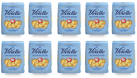 Barilla Kurze Pasta 10x Voiello Il Gran Fusillo n°180 Pasta 100% Italienischer Weizen 500g Bronze-Zeichnung 8076810791935