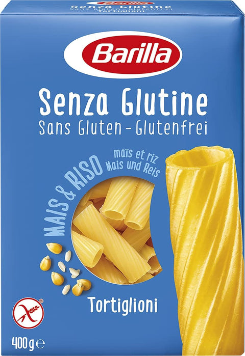 Barilla Kurze Pasta Barilla Pasta glutenfrei 400g Tortiglioni 8076809545471