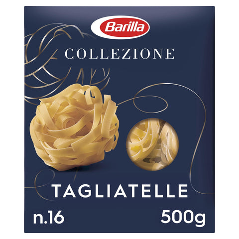 Barilla Längliche Pasta Barilla Hartweizen Pasta Collezione Tagliatelle – 4er Pack (4x500g) 8076809523714