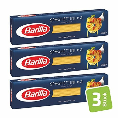 Barilla Nudeln & Pasta Barilla - Spaghettini n.3 3er Pack (3x500g)