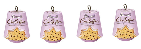 Bauli Kategorien 4x Bauli Pandoro CiocoSoffice mit Schokoladentropfen und Puderzucker 750g 8001720414346
