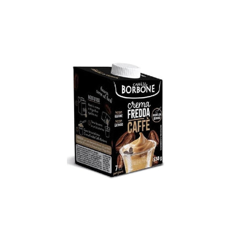 Borbone Geröstete Bohnen 10x Borbone Crema fredda Caffè Borbone Kaffee Kaltcreme coffee drink Creme auf Milchbasis mit Kaffee 550ml SONDERANGEBOT 8055176439989