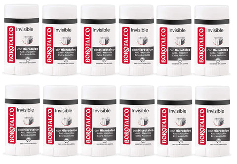 Borotalco Deo Set 12 Babypuder Deodorant Stick 40 Invisible Deodorant für den Körper 80997702