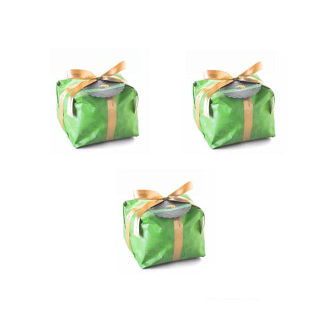 Brontedolci Kategorien 3x Brontedolci Panettone Incartato Farcito con Crema al Pistacchio Weihnachtskuchen gefüllt mit Pistaziencreme bedeckt mit weißer Schokolade und Pistazien Körnern 1Kg in Papier verpackt 8050705421565