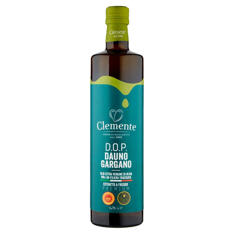 Clemente Olivenöl MHD 01/10/2024 Olio Extra Vergine di Oliva Clemente D.O.P. Dauno Gargano Natives Olivenöl Extra75cl 8010445004565