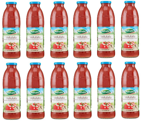 Conserve Italia Tomatenmark 12x Valfrutta Passata di Pomodoro Vellutata Tomatenpüree Italienische Tomaten 700g 80039990