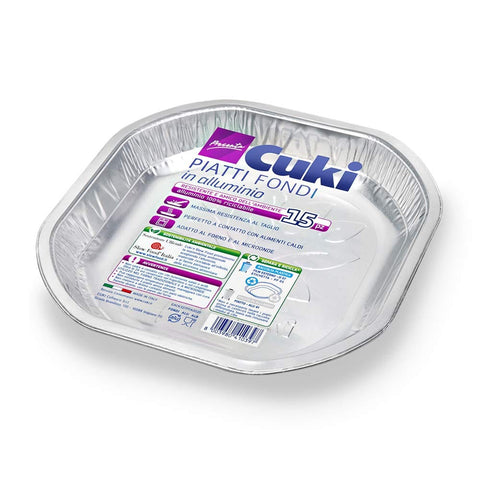 Cuki Suppenteller Cuki Suppenteller 19,8 x 19,8 cm aus Aluminium - 150 g 8003980410397