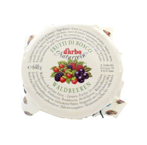 d'arbo Streichfähige Creme D'arbo Gusto Infinito confettura ai frutti di bosco Waldbeermarmelade 640g 9001432033308