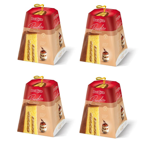 Dal Colle Kategorien 4x Dal Colle Pandoro Tiramisù Weihnachtssüßigkeiten Mit leckerer Tiramisu-Creme 750g 8004970143776
