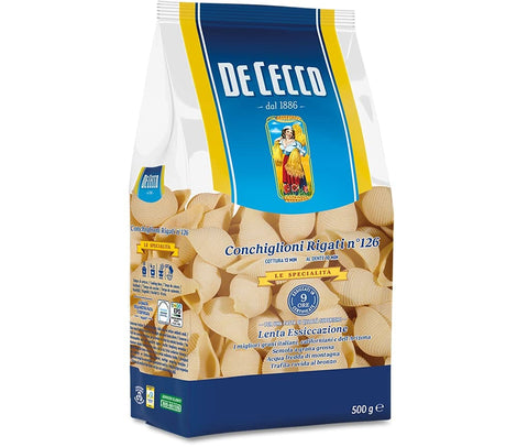 De Cecco Kurze Pasta De Cecco Conchiglioni Rigati Nudeln 500 g, 6 Stück 8001250121264