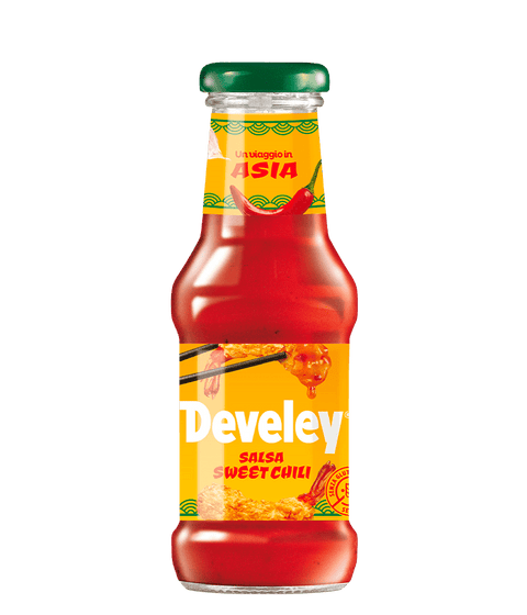 Develey Chilisaucen 3x Develey Salsa Sweet Chili Soße Chilisauce Glutenfrei würzsauce Tafelsauce Scharfe Sauce Ideal zu Tacos Glasflasche 250ml 4006824009751
