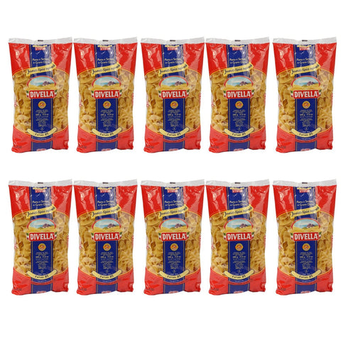 Divella Kurze Pasta 10 x DIVELLA N85 Farfalle 500g 5404015614552