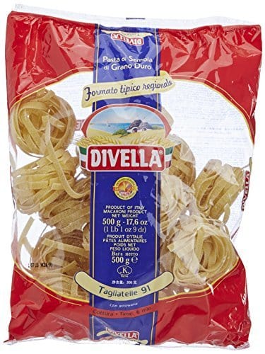 Divella Kurze Pasta 10x Pasta Divella 100% Italienisch N° 91 Tagliatelle 500 gr 8005121000917