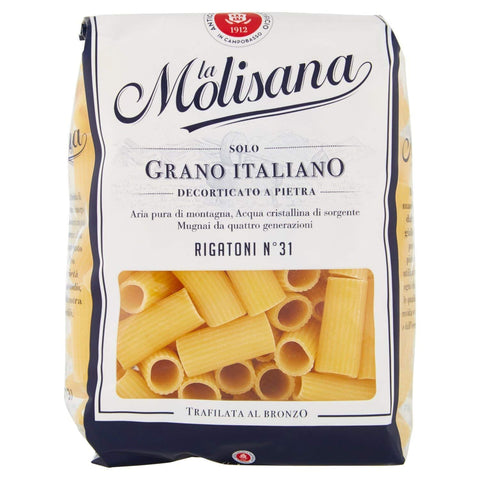 Dttra Nudelgerichte 10x Pasta La molisana 100% Italienisch Rigatoni n° 31 Nudeln 500 g