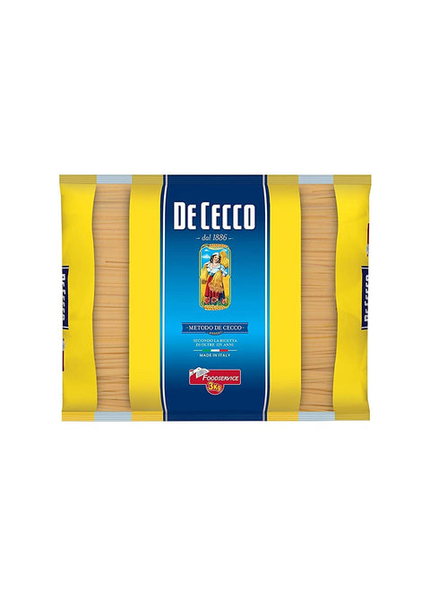 F.lli De Cecco Längliche Pasta De Cecco Spaghettoni n°412 Pasta di Semola di Grano Duro Hartweizengrieß Pasta 100% Italienische Pasta Längliche Pasta Packung mit 3Kg 8001250184122