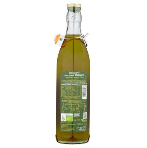 Farchioni Oliven Farchioni Il Casolare grezzo naturale biologico Olio Extra Vergine di Oliva 750ml, Rohes natürliches Bio-Olivenöl extra vergine 6x 750 ml + Italian Gourmet polpa 400gr 8007153005403
