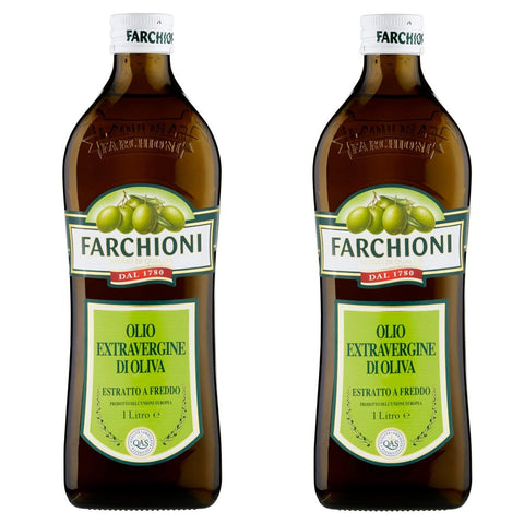 Farchioni Oliven Farchioni Natives Olivenöl Extra (1 l) - Packung mit 2 721865405204