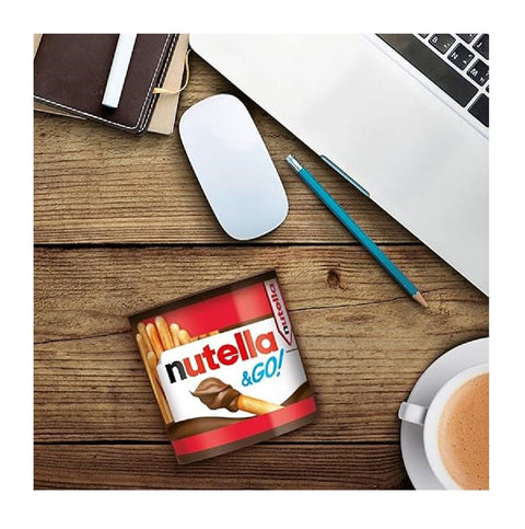 Ferrero Kekse 8x Ferrero Nutella &GO 2x48gr, Snack auf Basis von Haselnuss- und Kakao-Streichcreme und knusprige herzhafte Kekse 2x48g + Italian Gourmet polpa 400gr 8000500301609