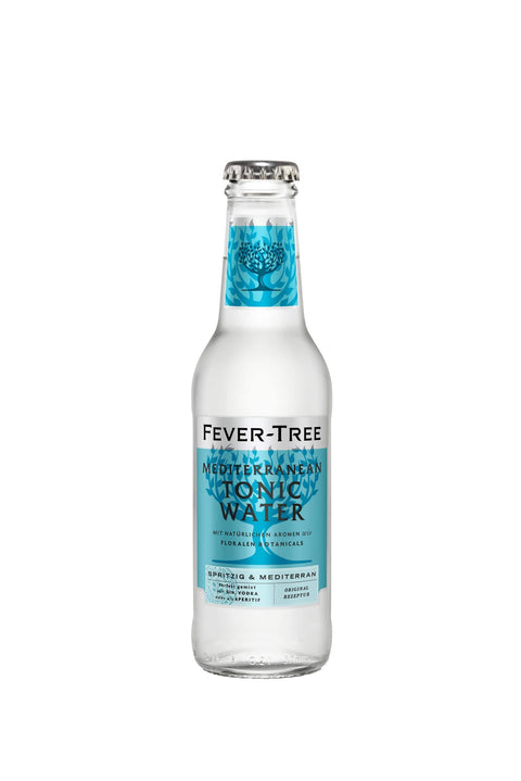 FEVER-TREE Tonic Water FEVER-TREE | Mediterranean Tonic Water | Mit natürlichen Aromen wie floralen Botanicals | 24 x 200ml 5060108450539