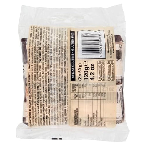 Fiorentini Flips Fiorentini Croccantini di Sesamo con Cioccolato Sesam-Crunchies mit Schokolade 10x 120gr + Italian Gourmet polpa 400g 8002885007398