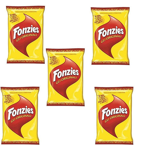 Fonzies Chips 5x Fonzies - Maissnack mit Käse 100g (500gr) chips mais italien 4009267003089
