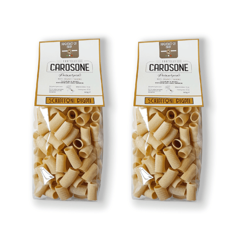 Fratelli Carosone pasta 2x MHD 05/08/2025 Fratelli Carosone Schiaffoni Rigati / Rigatoni handgemachte Pasta 500g 1547