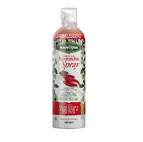 Fratelli Mantova Olivenöl Fratelli Mantova Peperoncino spray in olio extravergine di oliva 400ml - Chili-Pfefferspray in nativem Olivenöl extra 8006830990421