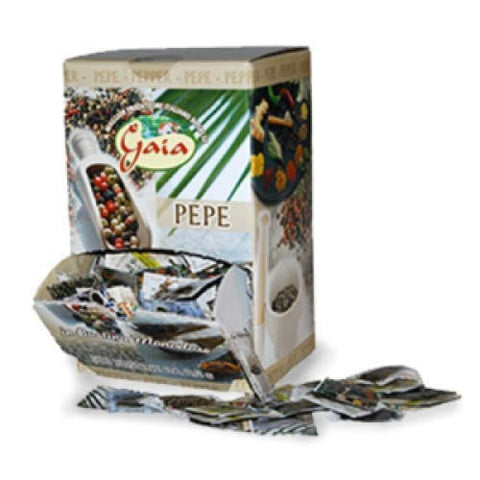 Gaia Ungemahlene Kräuter & Gewürze Gaia Pepe Pfeffer Pepper Monoportion Italian 100 g Portionen Beutel 500 8009320027232