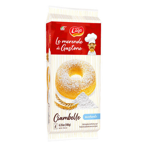 Gastone Lago Süße Snacks 2x MHD 31/05/2025 Gastone Lago Le merende CIAMBELLE Zuccherate DONUTS Zuckerhaltig 180gr 8004800035202