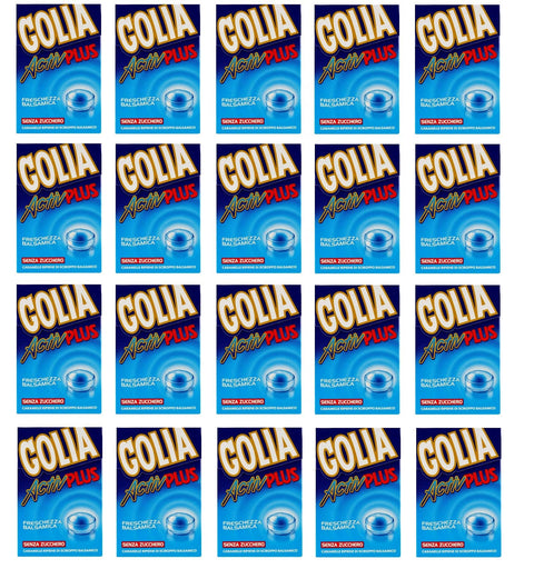 GOLIA Frucht- & Kräuterbonbons 20x Perfetti Golia Activ Plus Süßigkeiten frisch Geschmack Bonbon Lollies 46g 8003440220009