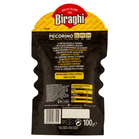 Gran Biraghi Käse Biraghi  pecorino formaggio grattuggiato geriebener Pecorino-Käse 100gr 8002004066145