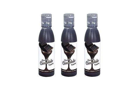 Halta Dessertsaucen 3x Halta Mini Topping Cioccolato sauce Schokolade 180 g für Desserts Kuchen Eis 8004172040736