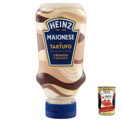 Heinz Mayonnaise 3x Heinz Mayonnaise Tartufo Mayo Trüffel 213g + Italian Gourmet Polpa 400g 8410066134250
