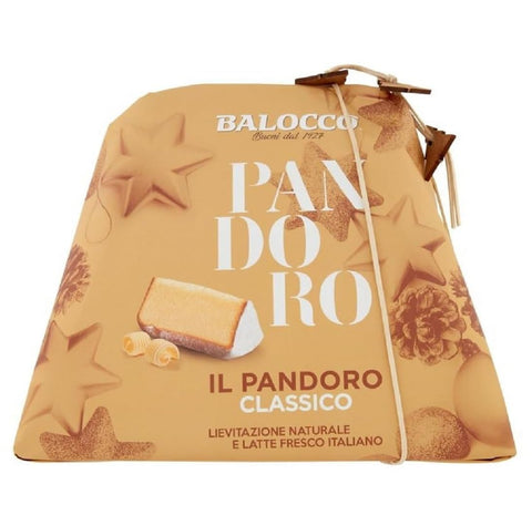 Italian Gourmet Brot & Backwaren Balocco Pandoro Classico 1 kg – Original italienischer Weihnachtskuchen – natürliche Langzeit-Teigführung, mit frischer Milch – traditionelles Festtagsgebäck aus Italien + Italian Gourmet polpa 400g 8001100067445
